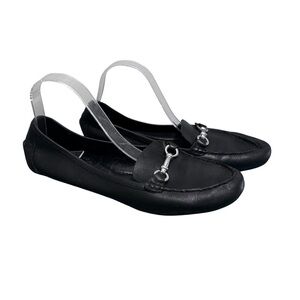 Born Magnolia Loafer Black Leather Size 11M